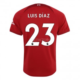 Koszulka Liverpool Luis Diaz 23 Domowe Koszulki Piłkarskie 2022-2023 Krótki Rękaw